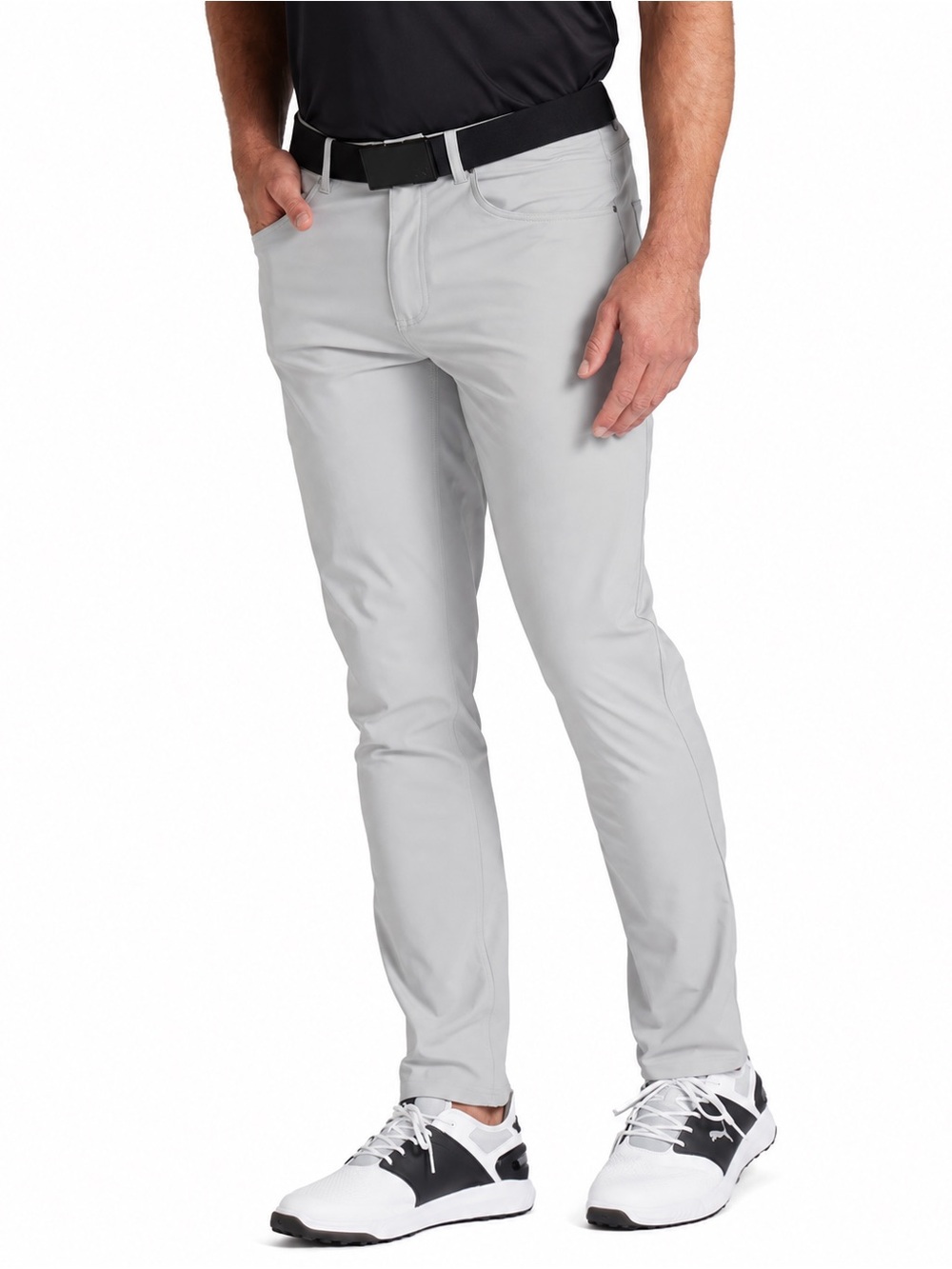 PUMA Golf 101 Pants Men’s 34x34 Light Gray High Rise Stretch Enjoy Golf